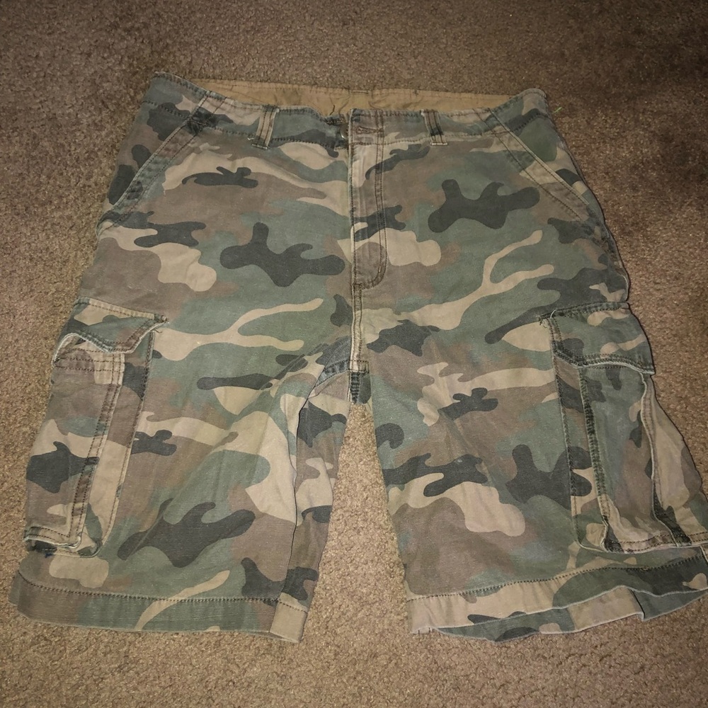 Camo Cargo Shorts
